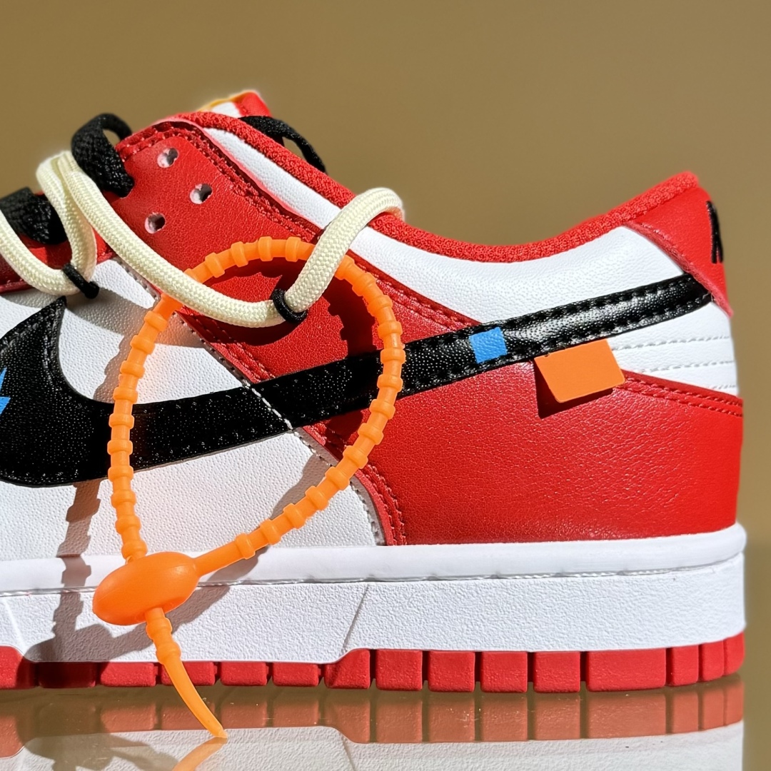 220 Nike SB Dunk Low 白黑红 绑带 低帮休闲板鞋 DD1391-602
