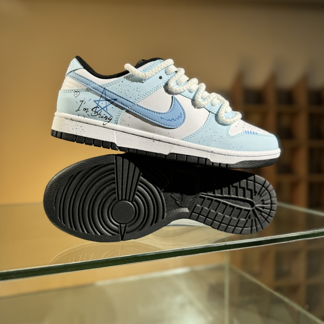 280 Nike SB Dunk Low 蓝色海洋 绑带低帮休闲板鞋 DD1503-101