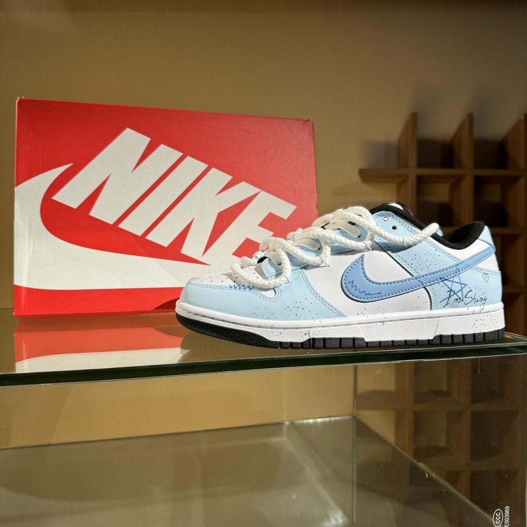 280 Nike SB Dunk Low 蓝色海洋 绑带低帮休闲板鞋 DD1503-101
