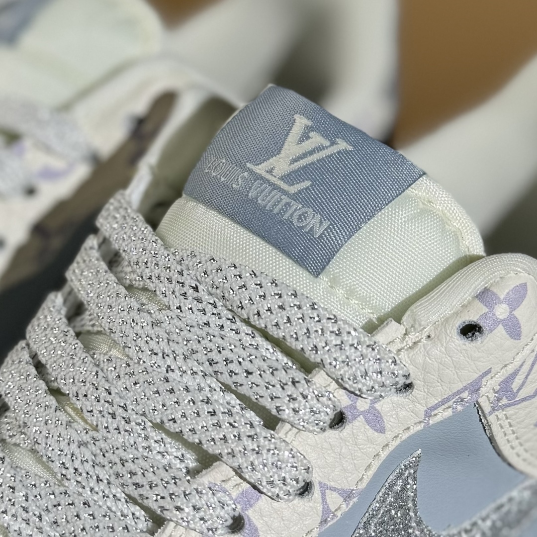 260 Nike Air Force 1'07 Low LV联名 闪银勾 空军一号低帮休闲板鞋 DF0188-078