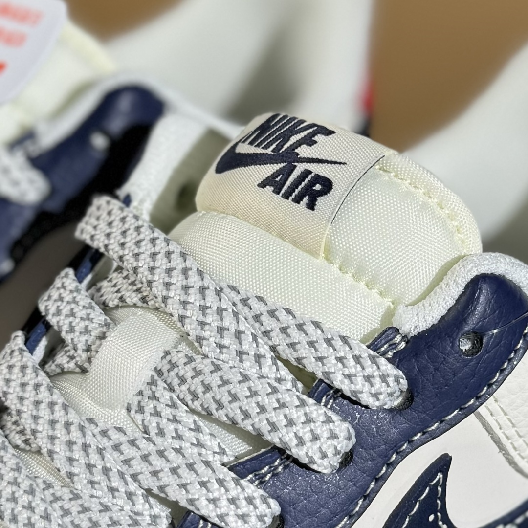 260 Nike Air Force 1'07 Low UN联名 多彩蓝红拼接 空军一号低帮休闲板鞋 JP8028-005