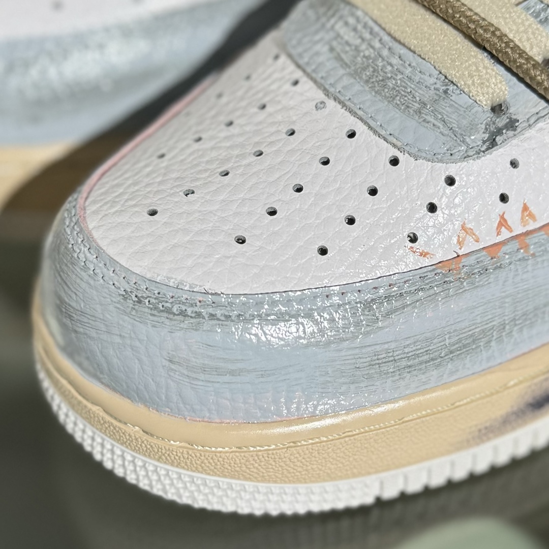 260 Nike Air Force 1'07 Low 手绘涂鸦 浅雾漫旅 空军一号低帮休闲板鞋 YT0303-222
