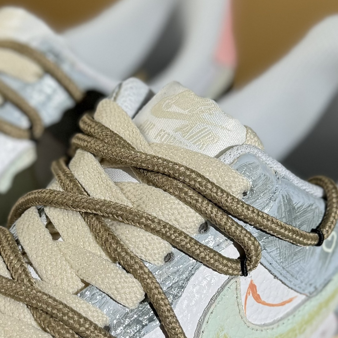 260 Nike Air Force 1'07 Low 手绘涂鸦 浅雾漫旅 空军一号低帮休闲板鞋 YT0303-222