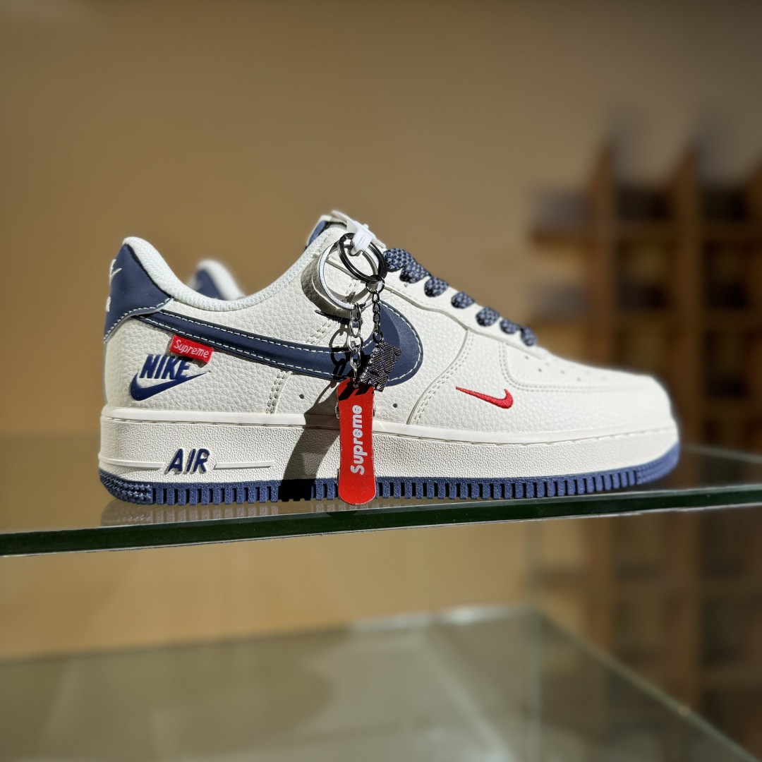 260 Nike Air Force 1'07 Low Supreme联名 米蓝勾 空军一号低帮休闲板鞋 HH7518-071