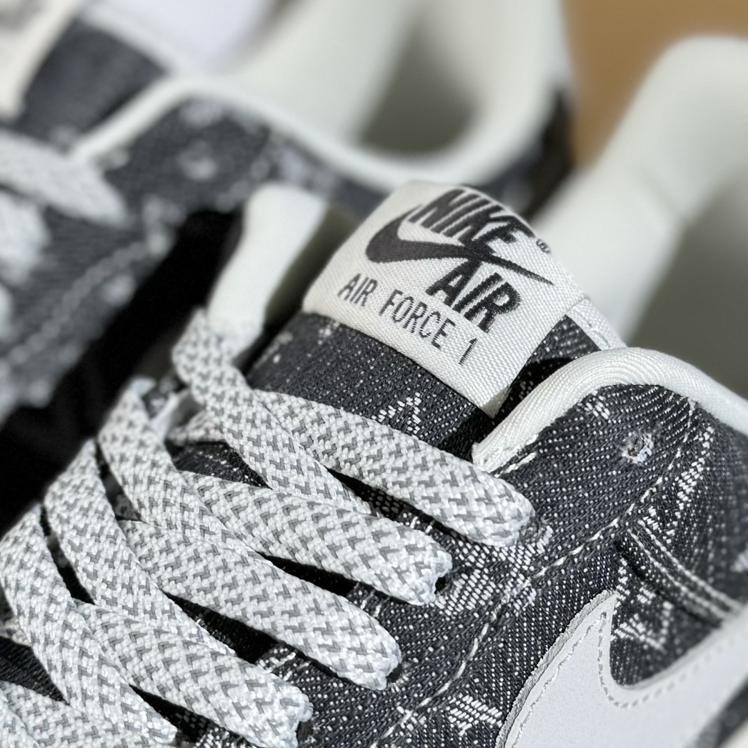 260 Nike Air Force 1'07 Low LV联名 黑牛仔 空军一号低帮休闲板鞋 ZD1988-003