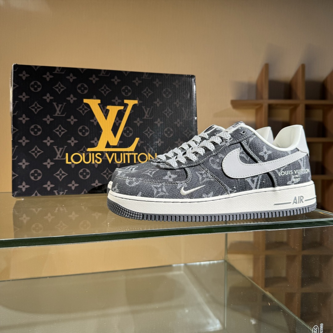 260 Nike Air Force 1'07 Low LV联名 黑牛仔 空军一号低帮休闲板鞋 ZD1988-003