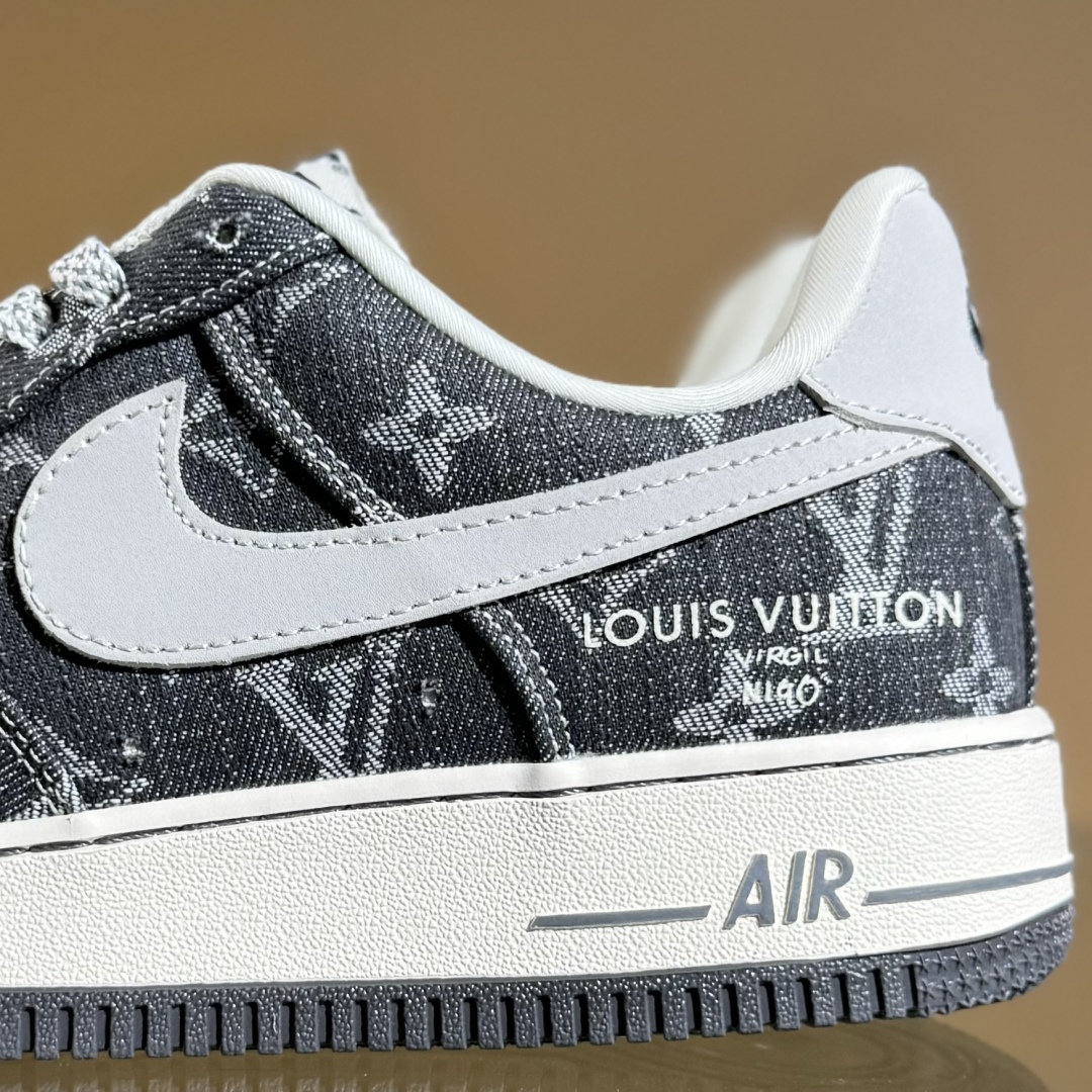 260 Nike Air Force 1'07 Low LV联名 黑牛仔 空军一号低帮休闲板鞋 ZD1988-003