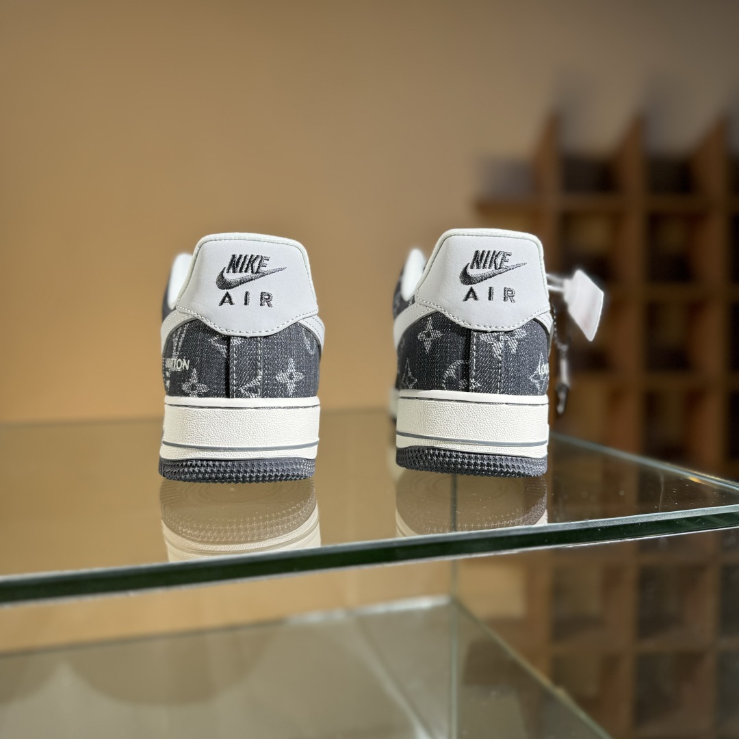 260 Nike Air Force 1'07 Low LV联名 黑牛仔 空军一号低帮休闲板鞋 ZD1988-003