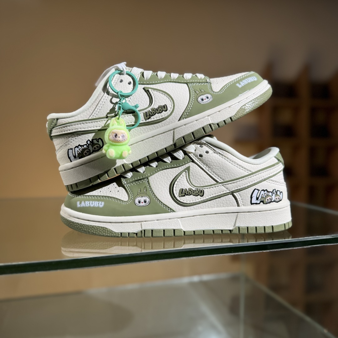 260 NIKE SB Dunk Low RETRO x LABUBU 绿白  DS6608-008