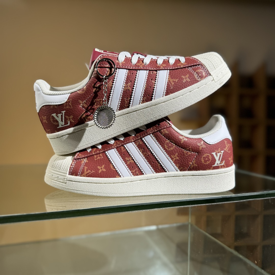 240 AD Originals Superstar x Louis Vuitt红白  DS0021