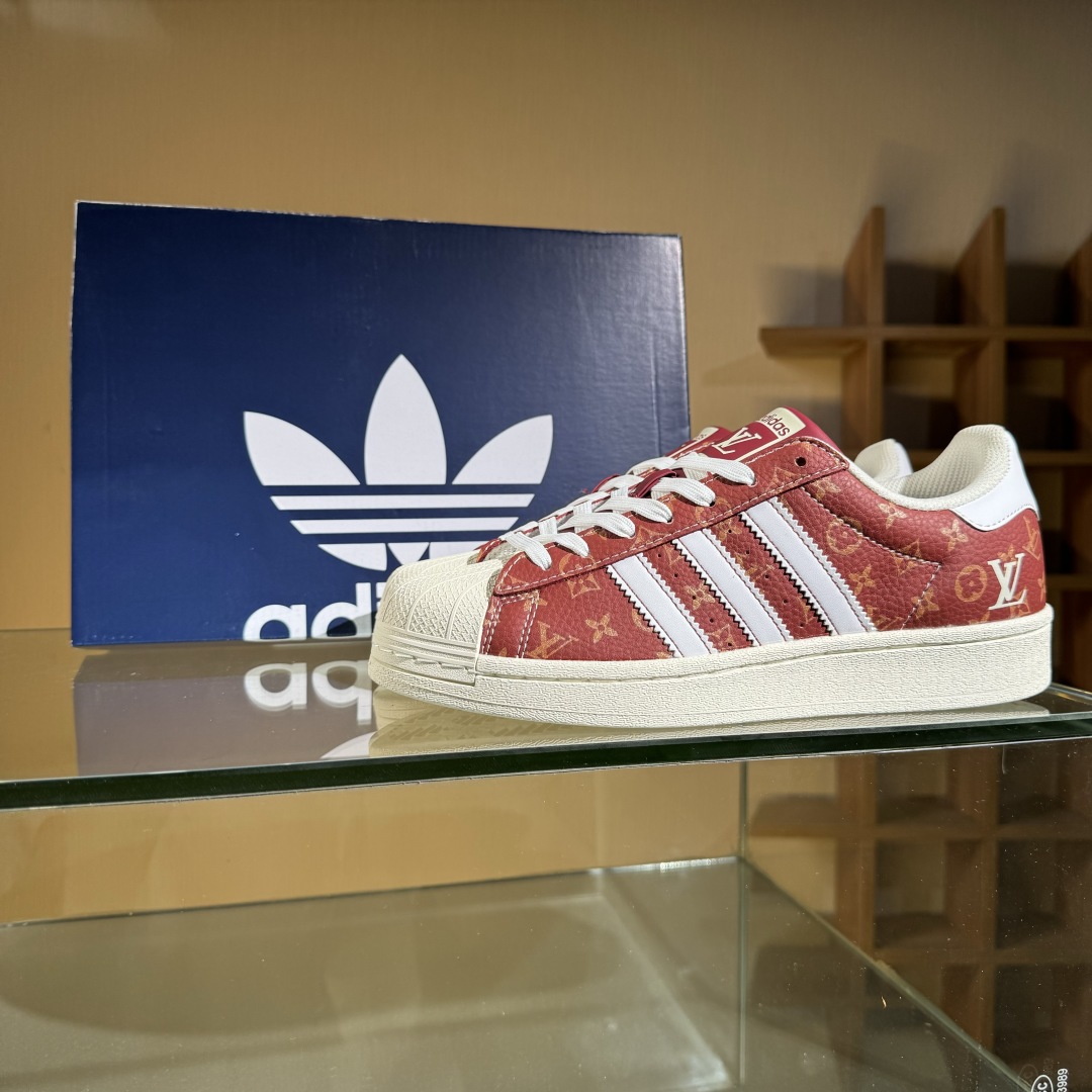 240 AD Originals Superstar x Louis Vuitt红白  DS0021