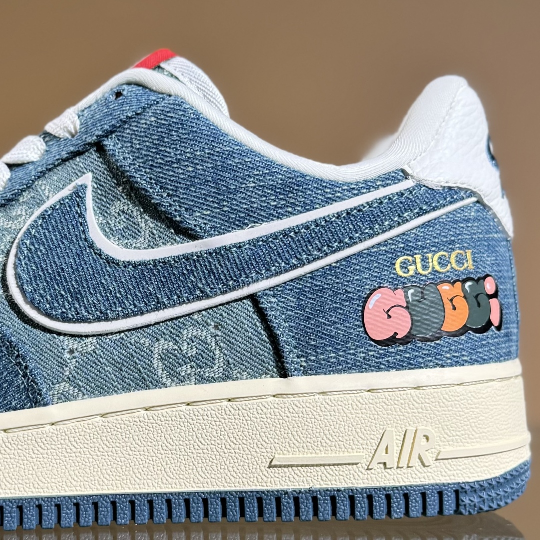 260 Nike Air Force 1'07 Low 古驰联名 青蓝牛仔 空军一号低帮休闲板鞋 SC0601-561