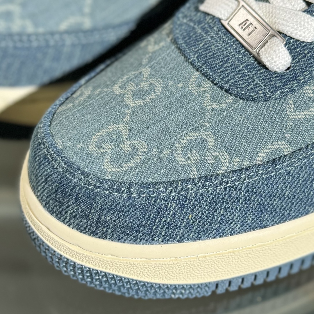 260 Nike Air Force 1'07 Low 古驰联名 青蓝牛仔 空军一号低帮休闲板鞋 SC0601-561