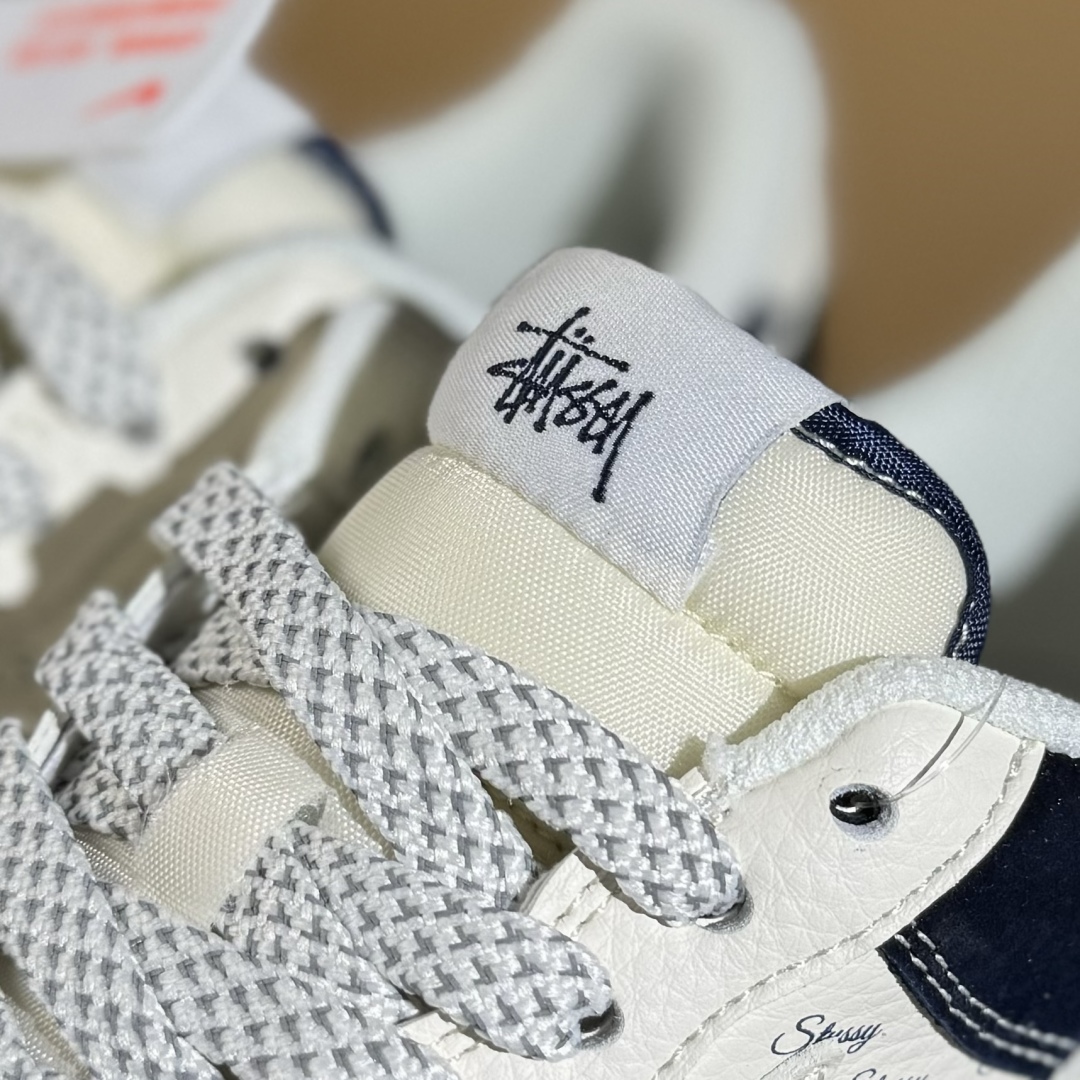 260 Nike Air Force 1'07 Low 斯图西联名 海军蓝 空军一号低帮休闲板鞋 SM6188-673