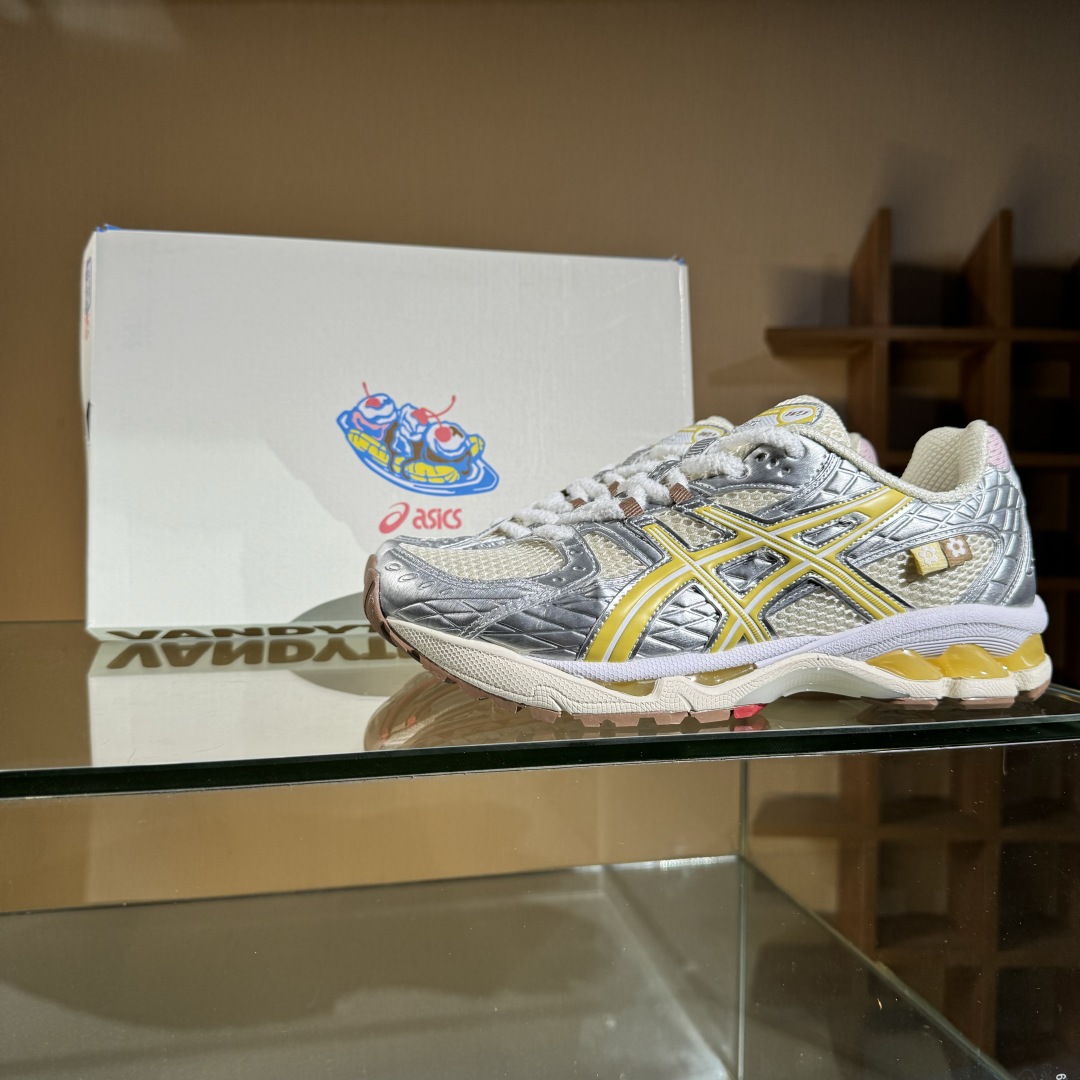 210 Asics GEL-Kahana NIMBUS 10.1 米银黄 耐磨透气低帮休闲鞋 1203A865-752