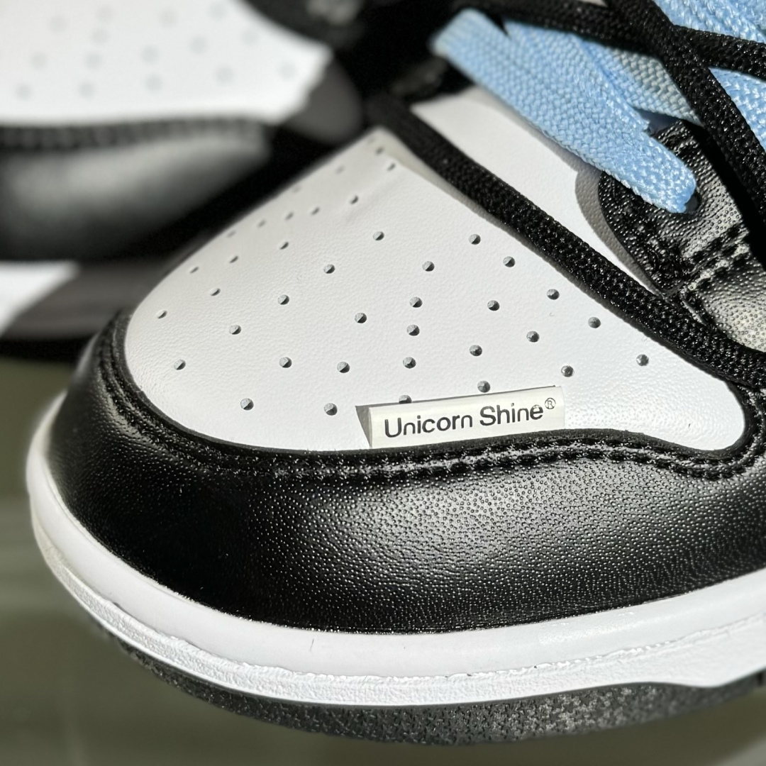 220 Nike SB Dunk Low 白黑蓝 绑带 低帮休闲板鞋 DD1391-100