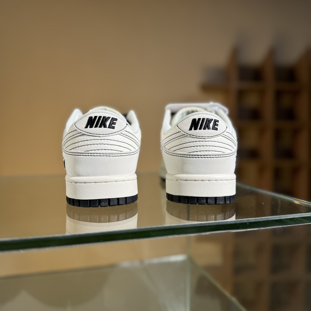 280 Nike SB Dunk Low 斯图西联名 米黑小双勾 高端定制 低帮休闲板鞋 HH7518-096
