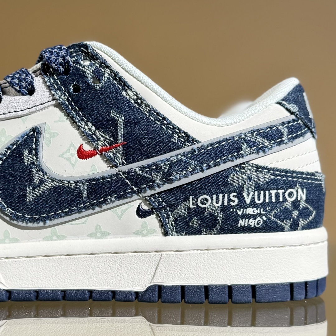 280 Nike SB Dunk Low LV联名 猪八蓝牛仔  低帮休闲板鞋 YX5066-381