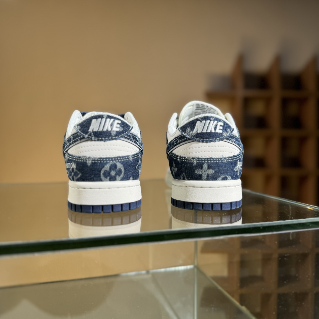 280 Nike SB Dunk Low LV联名 猪八蓝牛仔  低帮休闲板鞋 YX5066-381