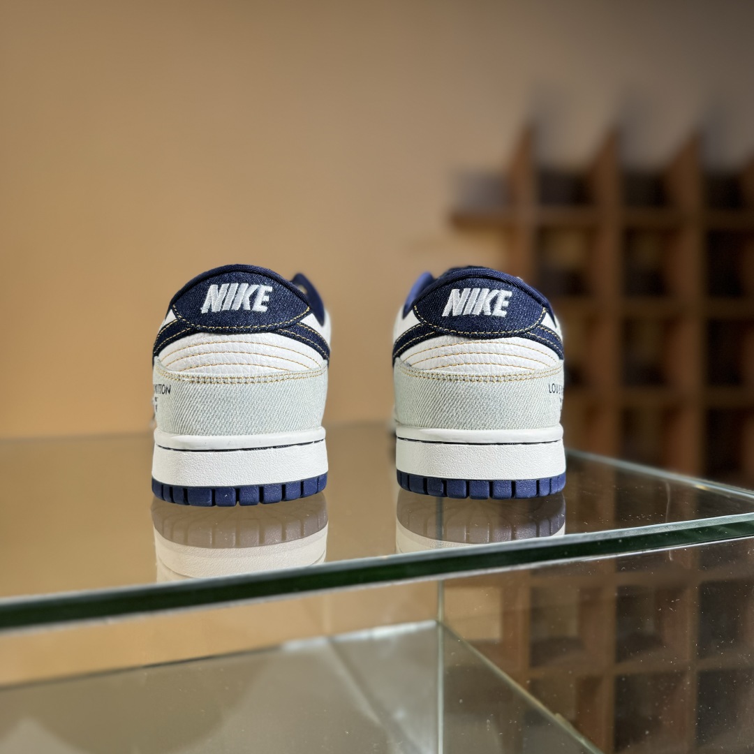 280 Nike SB Dunk Low LV联名 青蓝牛仔 高端定制 低帮休闲板鞋 SC0601-450