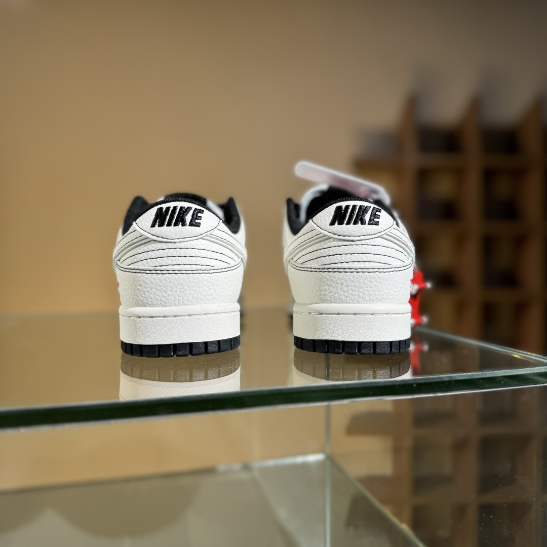 280 Nike SB Dunk Low Supreme联名 米黑线小红勾 高端定制 低帮休闲板鞋 HH7518-098