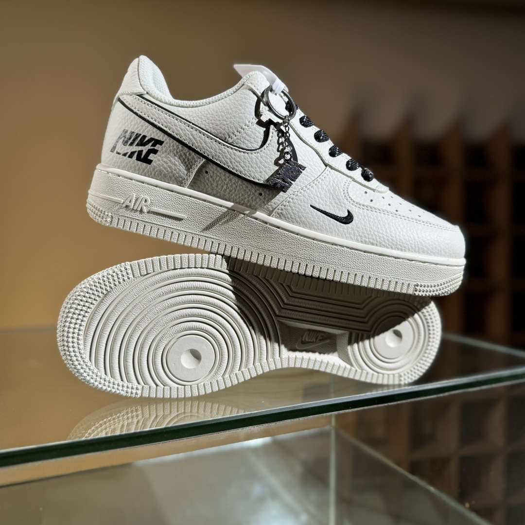 260 Nike Air Force 1'07 Low 联名 米黑边 空军一号低帮休闲板鞋 CS5288-031