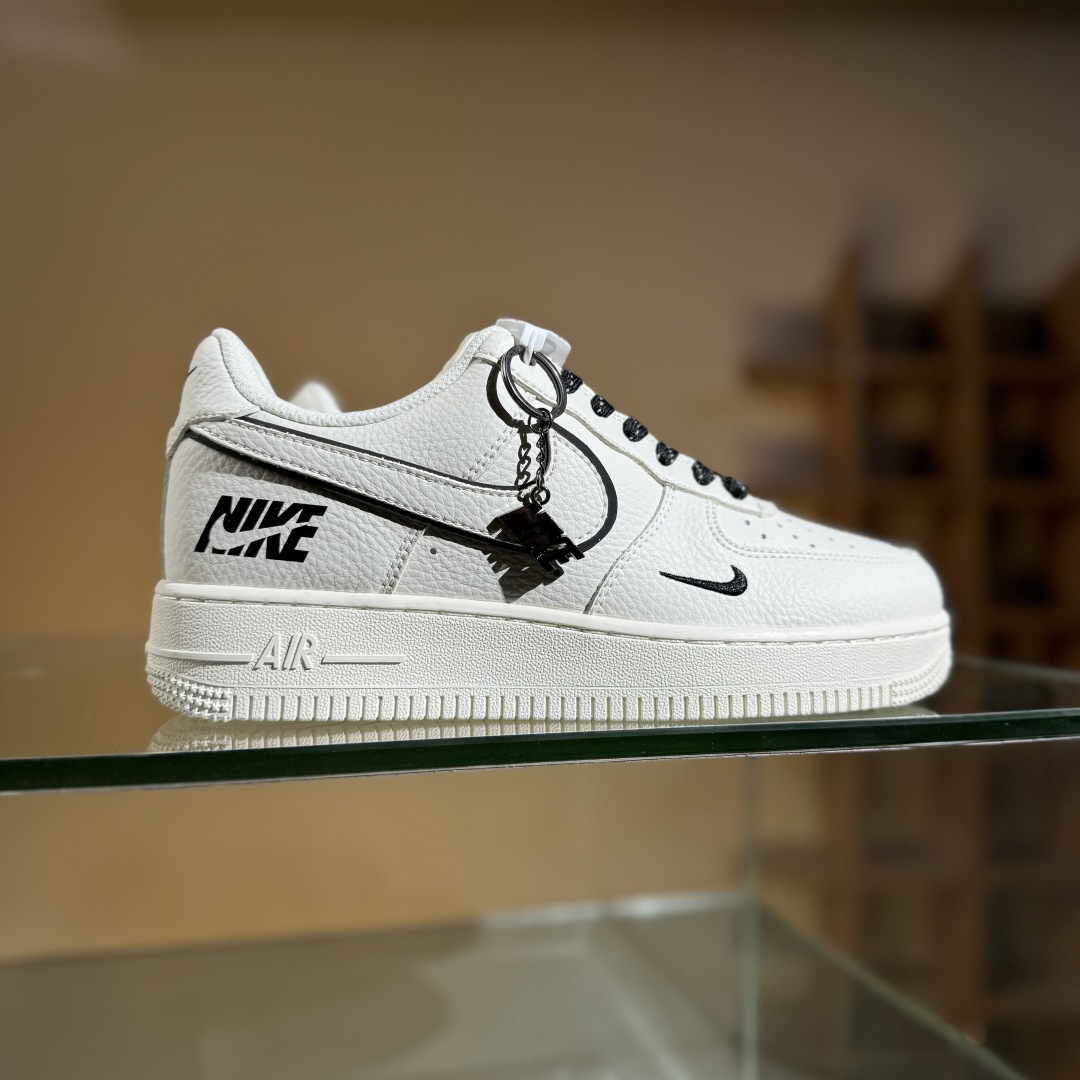 260 Nike Air Force 1'07 Low 联名 米黑边 空军一号低帮休闲板鞋 CS5288-031