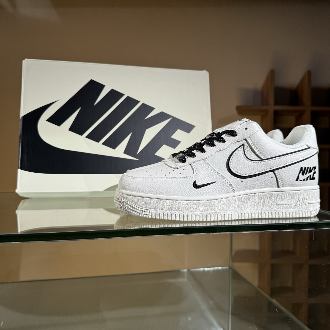 260 Nike Air Force 1'07 Low 联名 米黑边 空军一号低帮休闲板鞋 CS5288-031