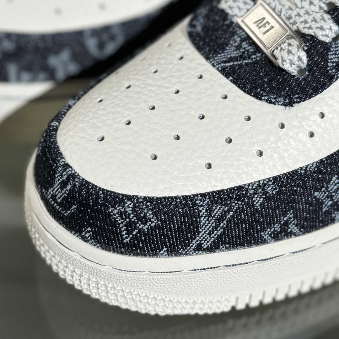 260 Nike Air Force 1'07 Low LV联名 深蓝牛仔 空军一号低帮休闲板鞋 SC0601-553