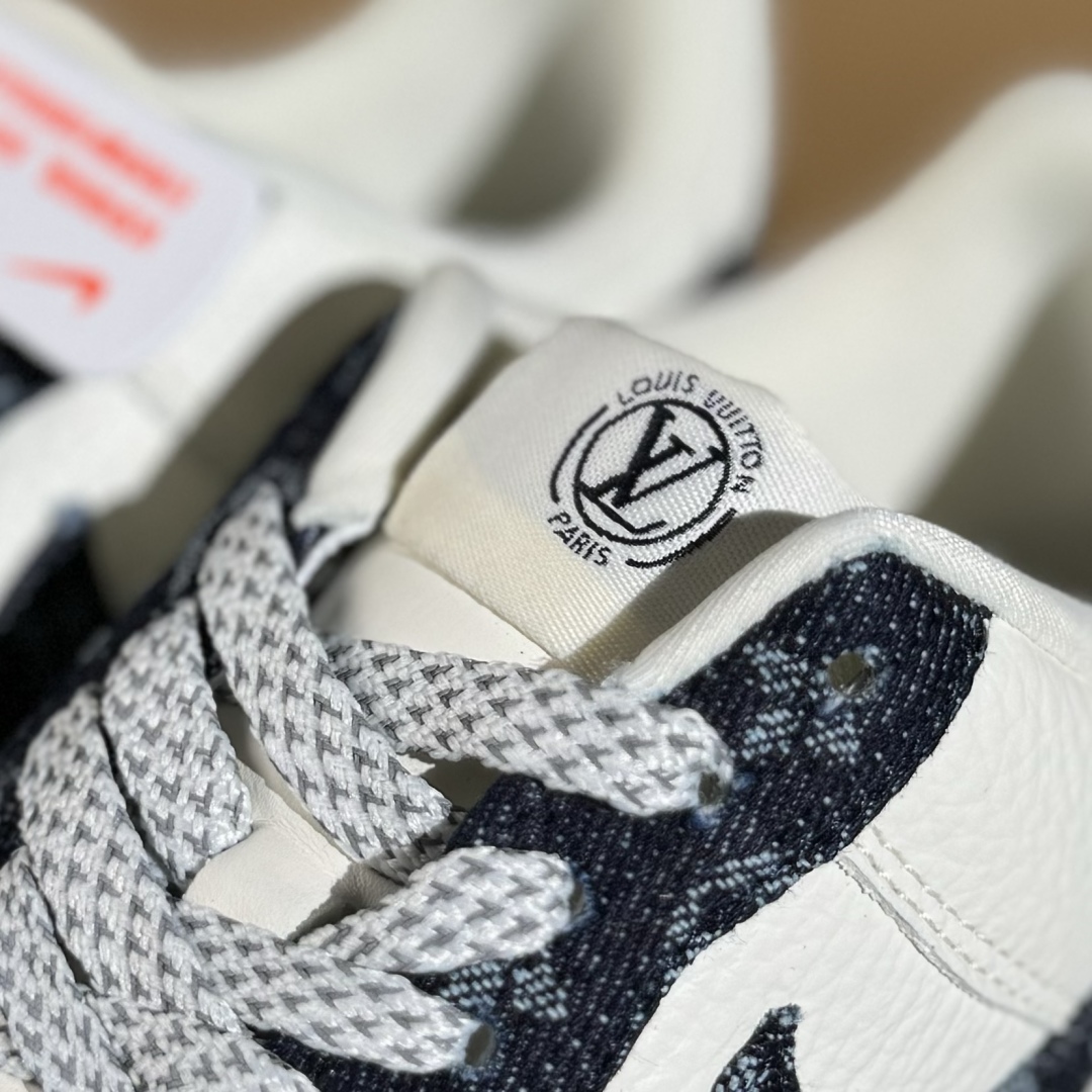 260 Nike Air Force 1'07 Low LV联名 深蓝牛仔 空军一号低帮休闲板鞋 SC0601-553