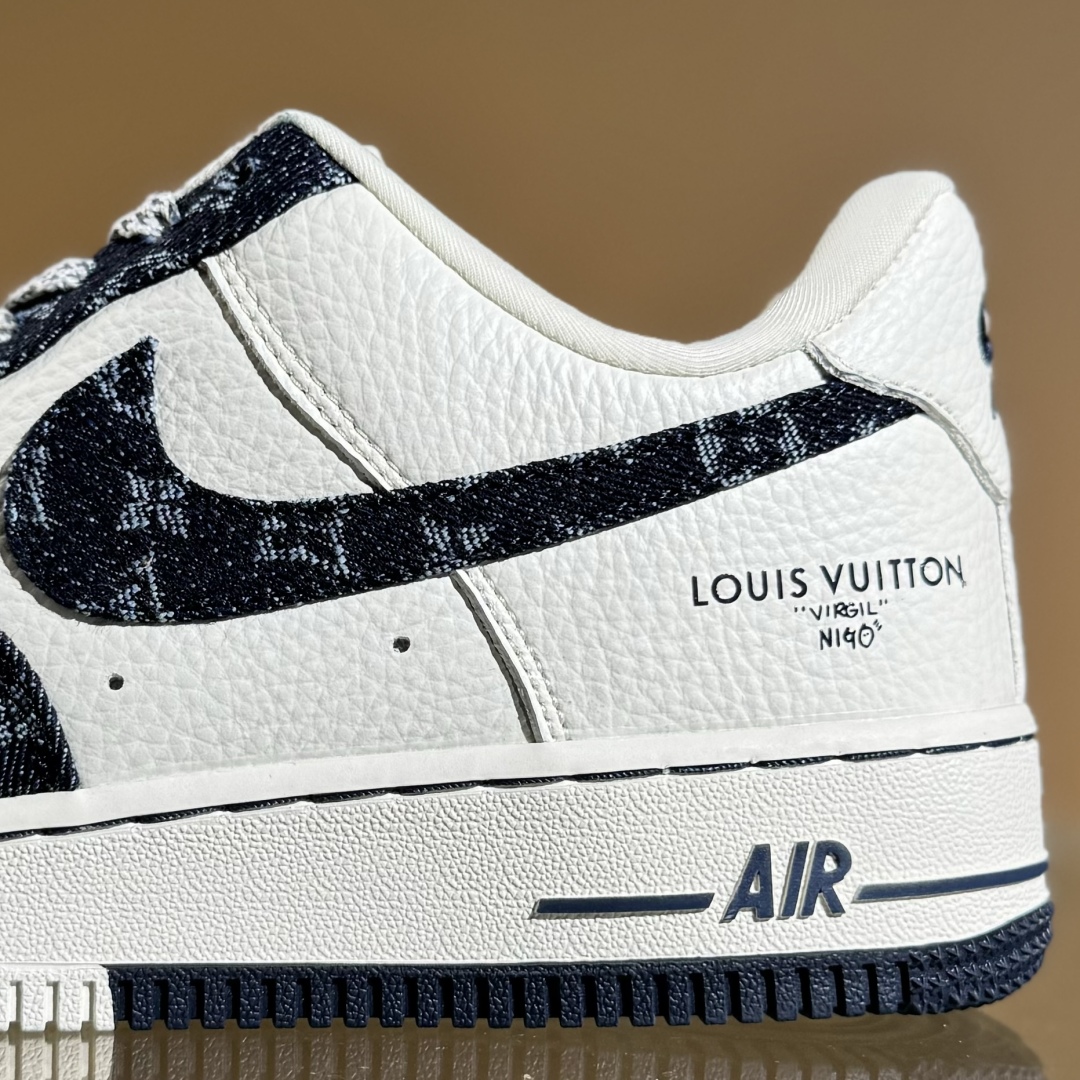 260 Nike Air Force 1'07 Low LV联名 深蓝牛仔 空军一号低帮休闲板鞋 SC0601-553