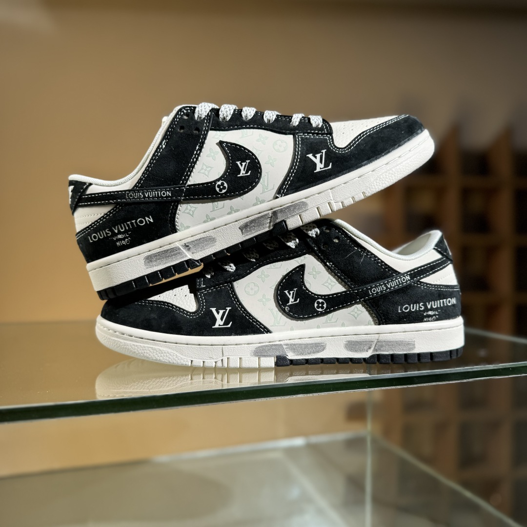 280 Nike SB Dunk Low x Louis Vuitt黑白满天星  CX5050-Y03