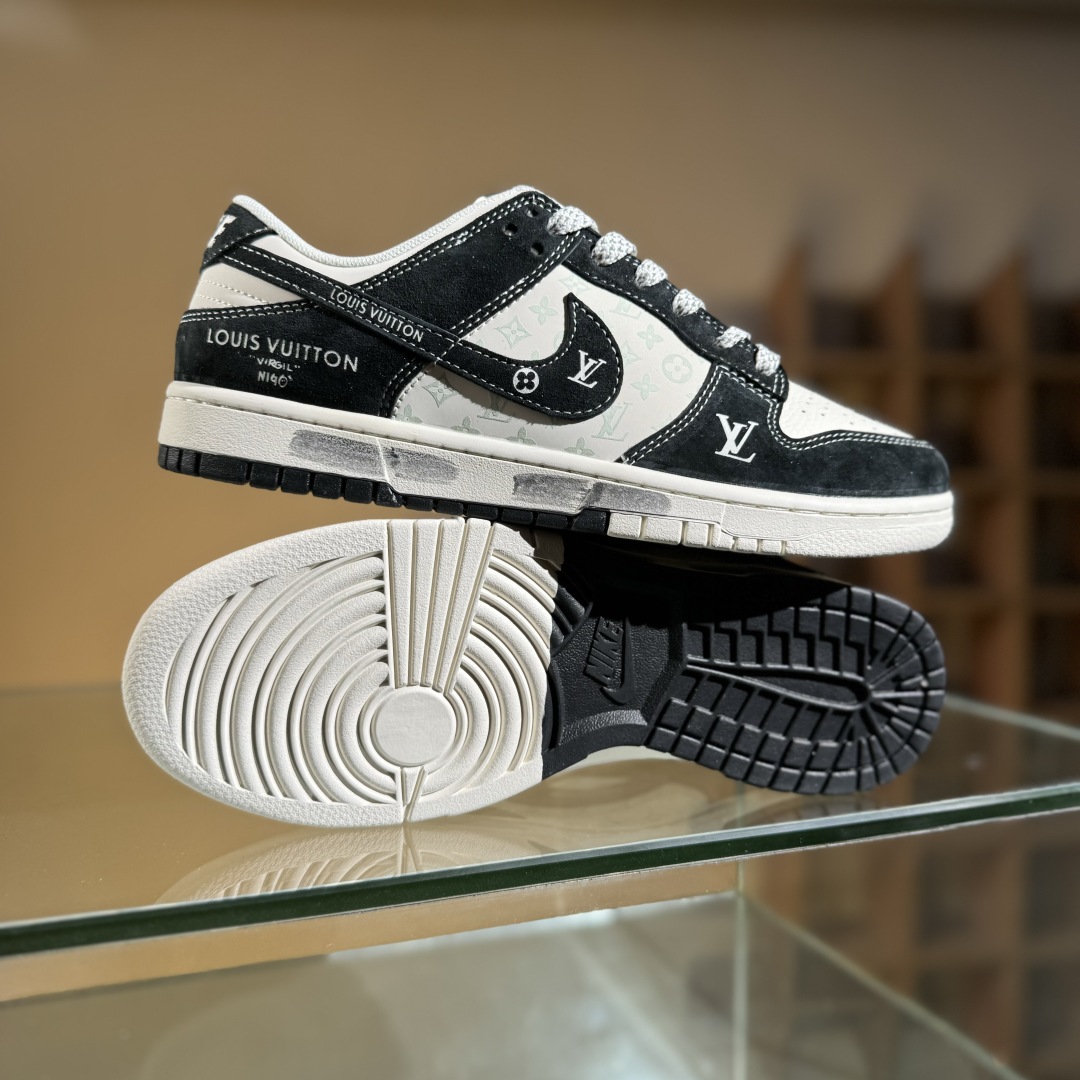 280 Nike SB Dunk Low x Louis Vuitt黑白满天星  CX5050-Y03
