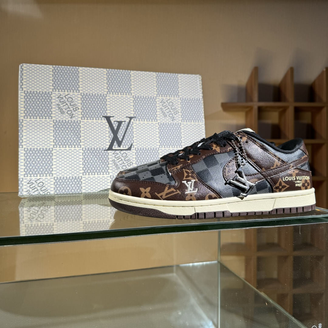280 Nike SB Dunk Low LV联名 灰咖啡 高端定制 低帮休闲板鞋 SC0601-453