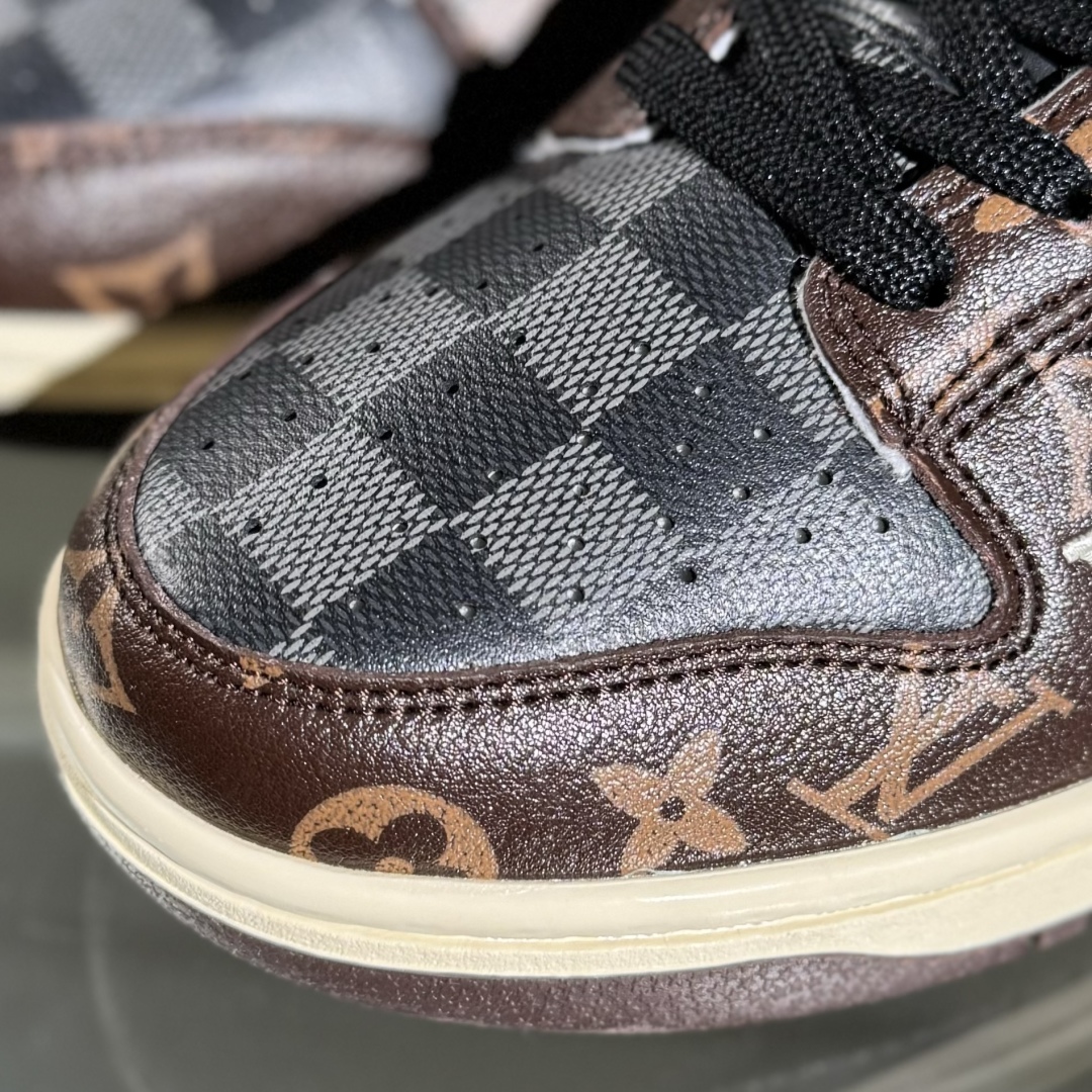 280 Nike SB Dunk Low LV联名 灰咖啡 高端定制 低帮休闲板鞋 SC0601-453