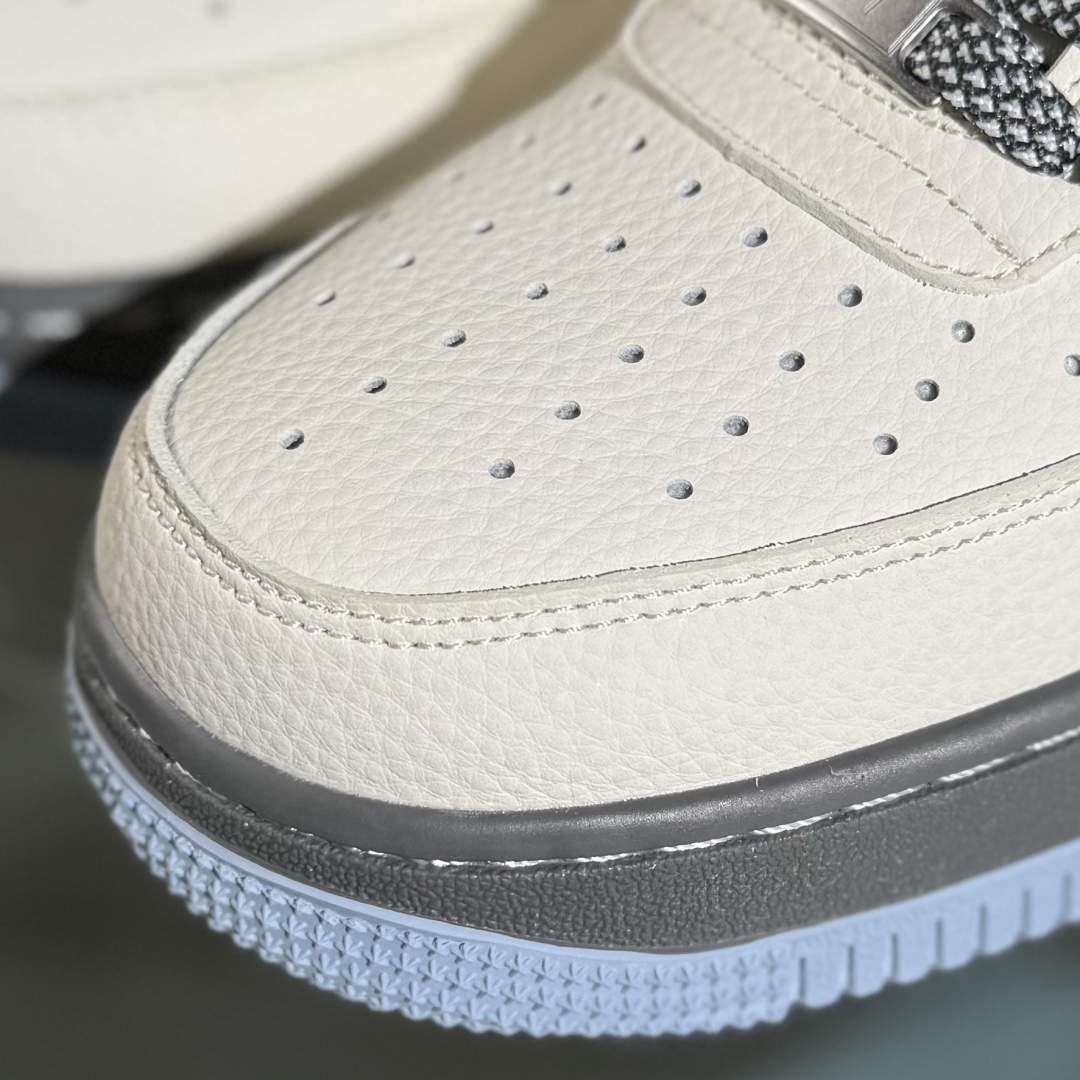 260 Nike Air Force 1'07 Low 斯图西联名 骷髅米灰蓝 空军一号低帮休闲板鞋 QW5606-267