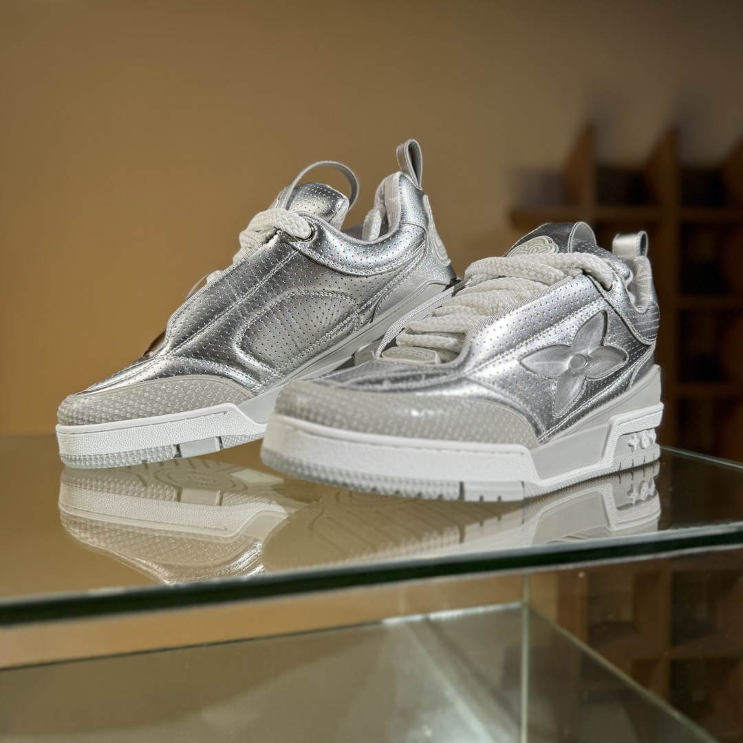 480 标杆版本 男鞋先行 Louis VuittTrainer Sneaker Low 佛山LV大厂出品
