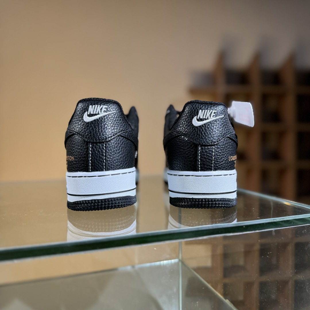 260 Nike Air Force 1'07 Low LV联名 经典黑棕 空军一号低帮休闲板鞋 CZ3986-002