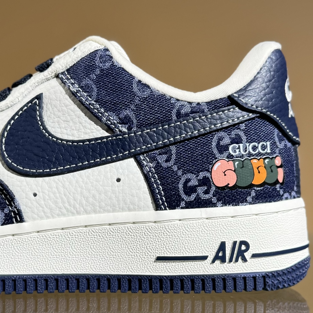 260 Nike Air Force 1'07 Low 古驰联名 藏蓝牛仔 空军一号低帮休闲板鞋 SC0601-568
