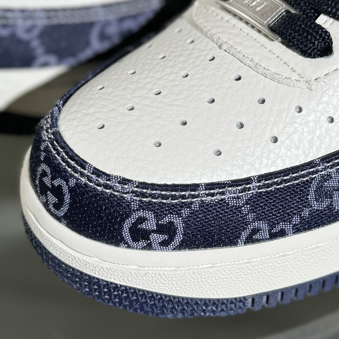260 Nike Air Force 1'07 Low 古驰联名 藏蓝牛仔 空军一号低帮休闲板鞋 SC0601-568