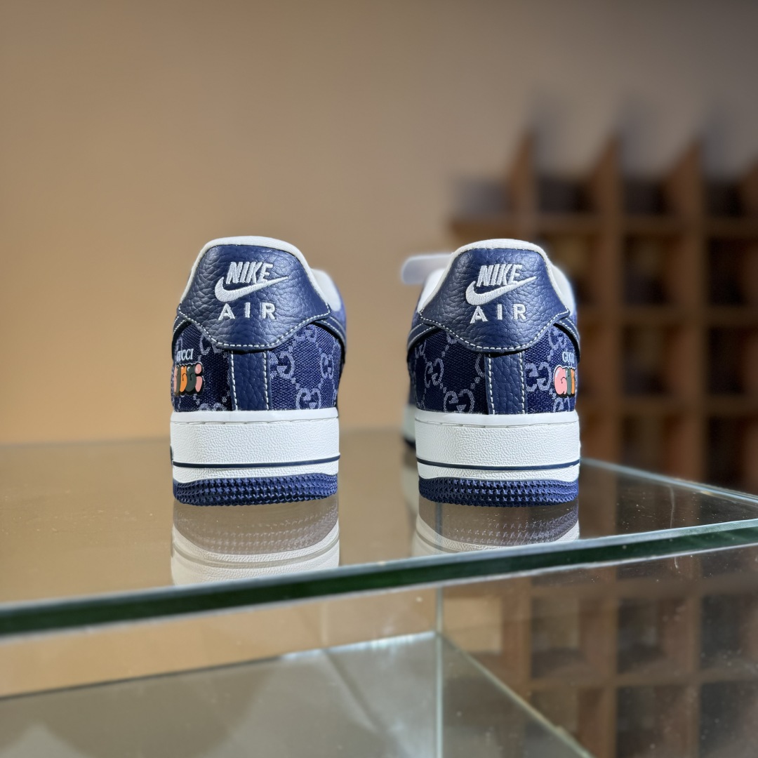 260 Nike Air Force 1'07 Low 古驰联名 藏蓝牛仔 空军一号低帮休闲板鞋 SC0601-568