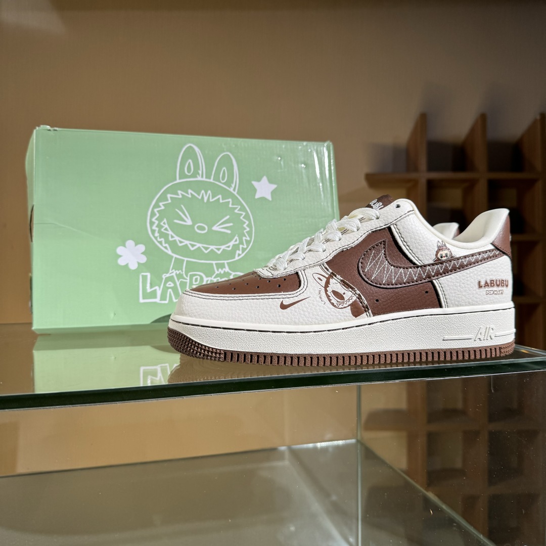 260 Nike Air Force 1'07 Low 米棕拉布布 空军一号低帮休闲板鞋 XL1979-105