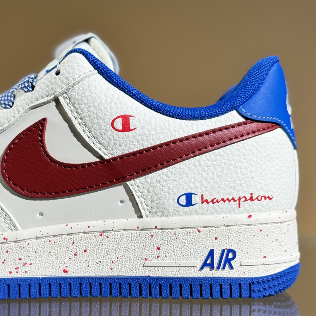 260 Nike Air Force 1'07 Low 冠军联名 米蓝红 空军一号低帮休闲板鞋 QW5606-266