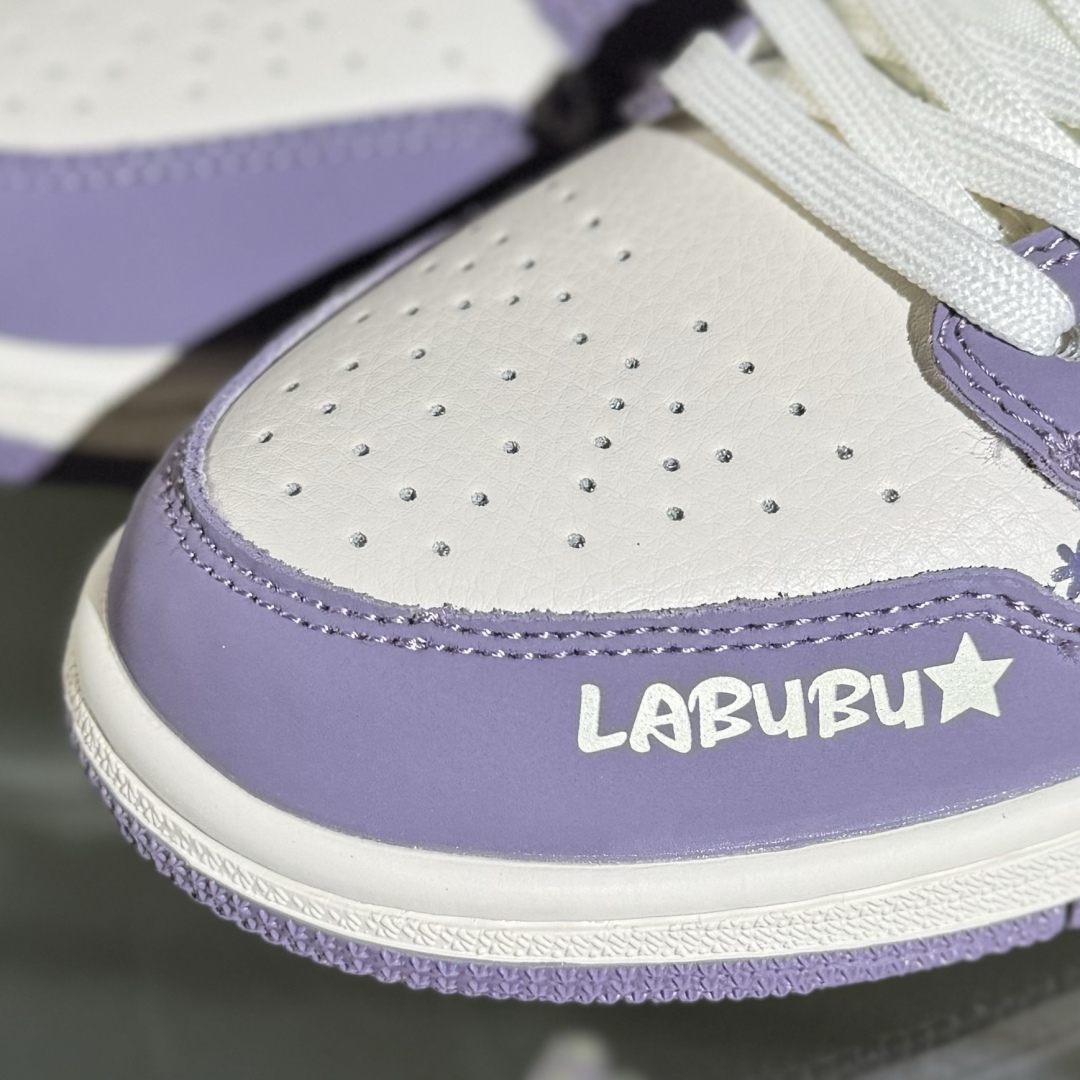 280 Air Jordan 1 Retro Low x LABUBU 米紫拉布布  QR2025-005