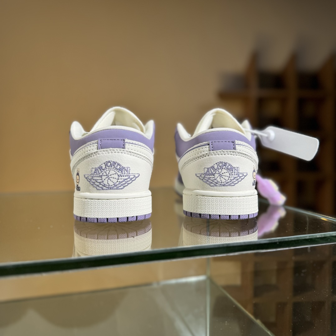 280 Air Jordan 1 Retro Low x LABUBU 米紫拉布布  QR2025-005