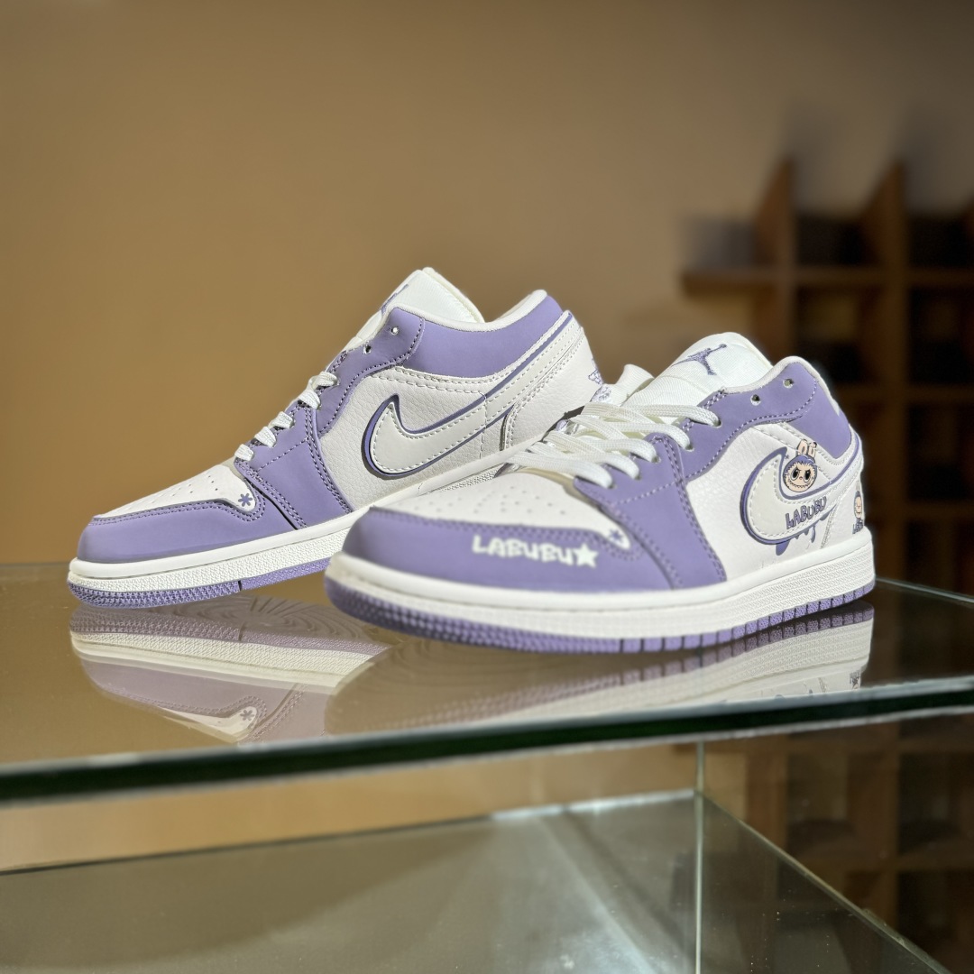 280 Air Jordan 1 Retro Low x LABUBU 米紫拉布布  QR2025-005