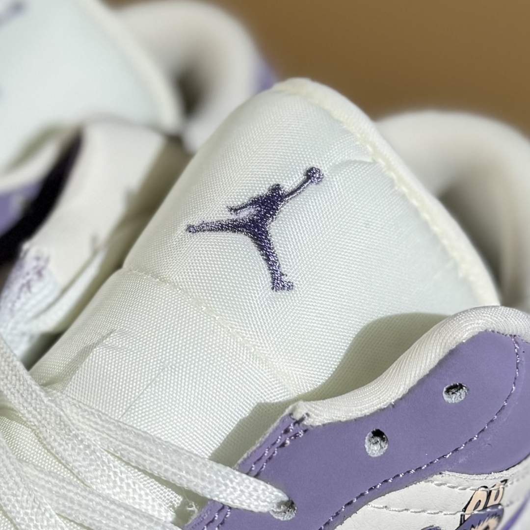 280 Air Jordan 1 Retro Low x LABUBU 米紫拉布布  QR2025-005