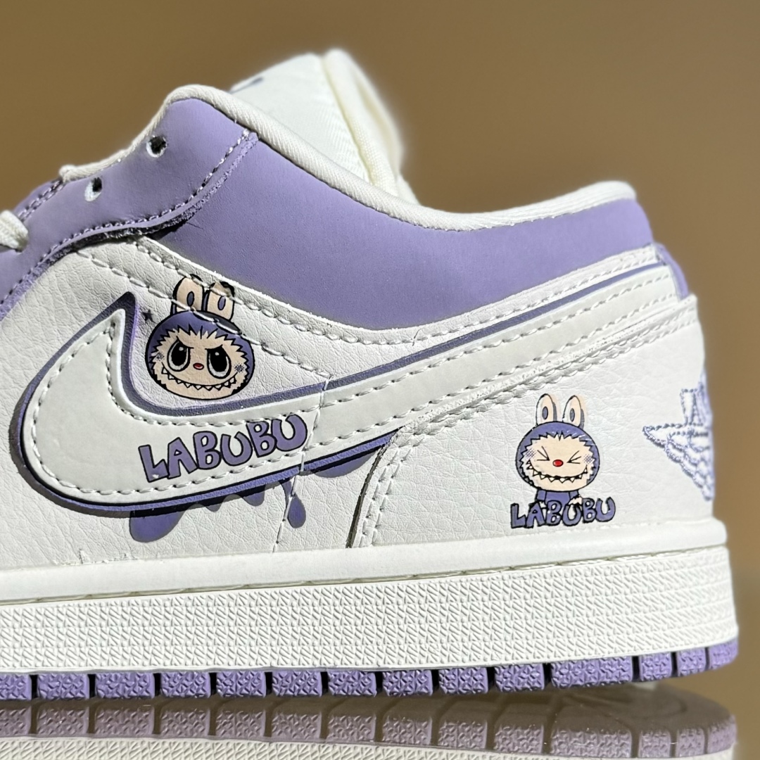 280 Air Jordan 1 Retro Low x LABUBU 米紫拉布布  QR2025-005