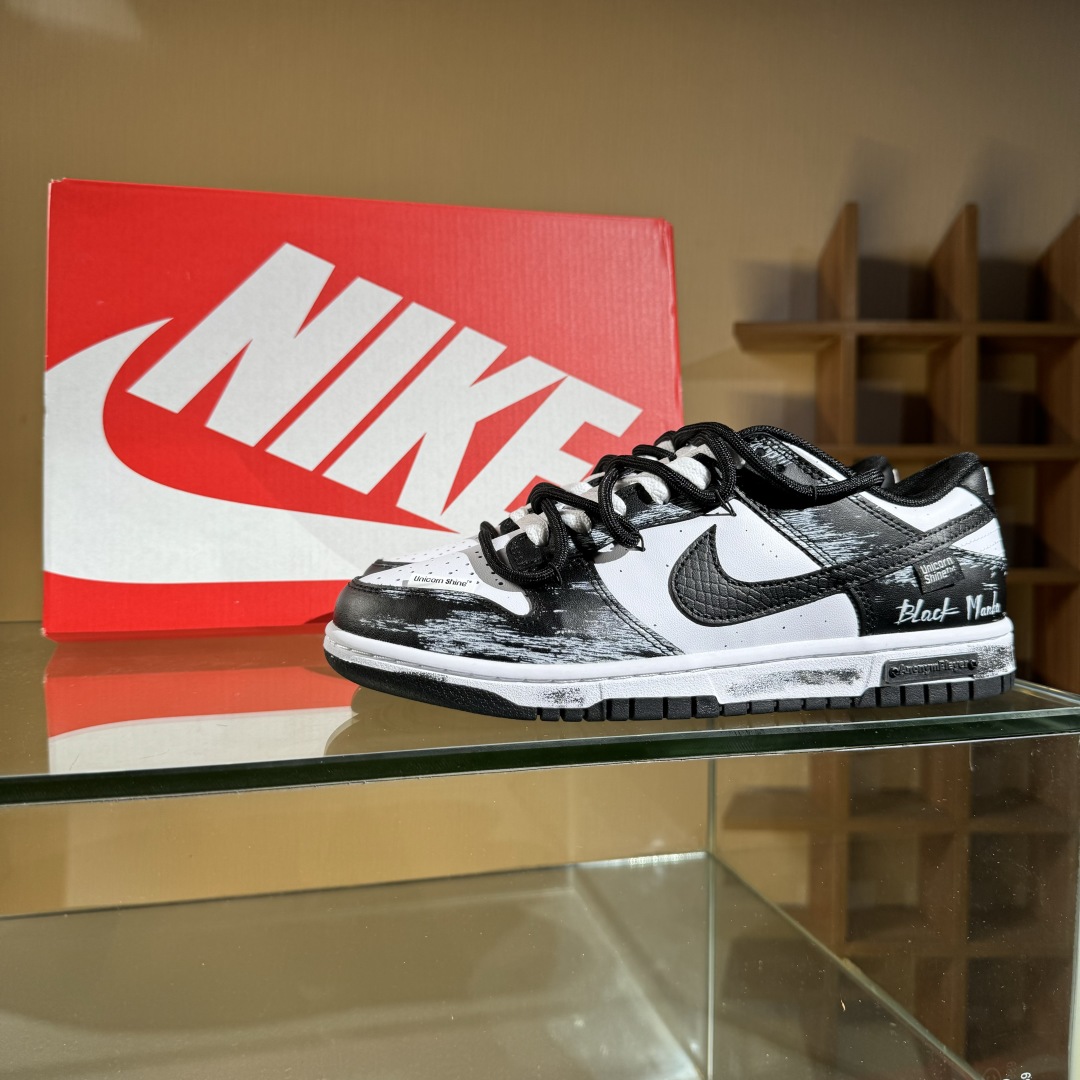 280 Nike SB Dunk Low 皮革 断刃风暴 暗黑风  DD1391-100