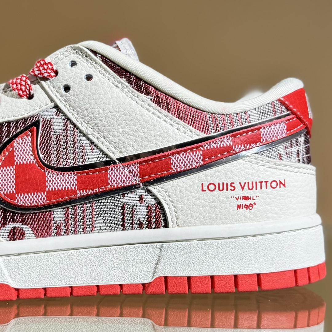 260 Nike SB Dunk Low “路易威登LV联名---帆布印花” 低帮休闲运动板鞋  DS6608-003